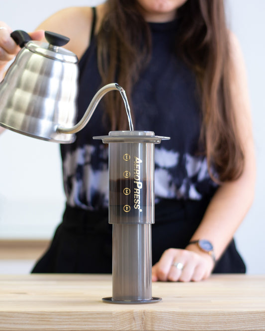 Aeropress Coffee Maker + 350 free filters (Latest Model)